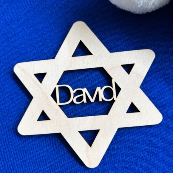 CUSTOM GIFT TAGS HOLIDAY NAME TAGS TABLE SETTING STOCKING TAGS HANUKKAH - Picture 6 of 7